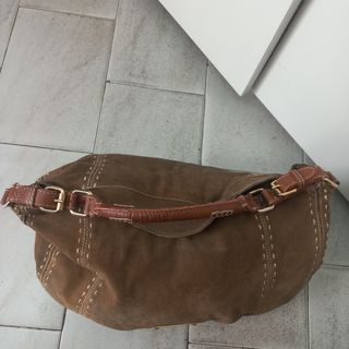 Bolso Pedro del Hierro marrón y dorado