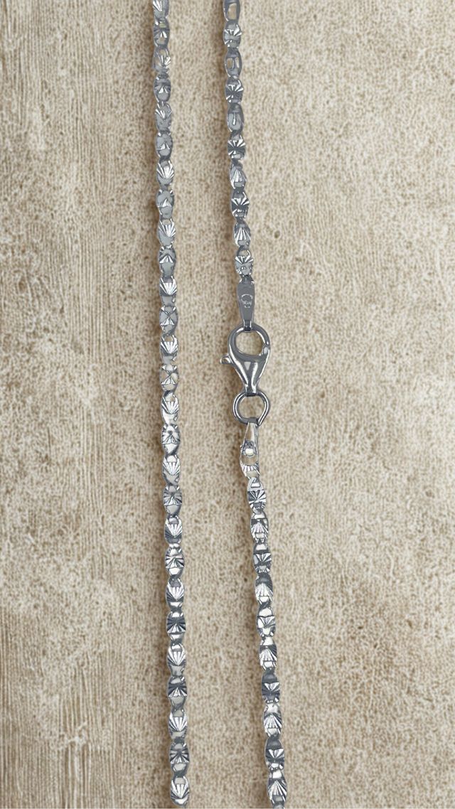 Cadena Plata Italiana 925 Unisex