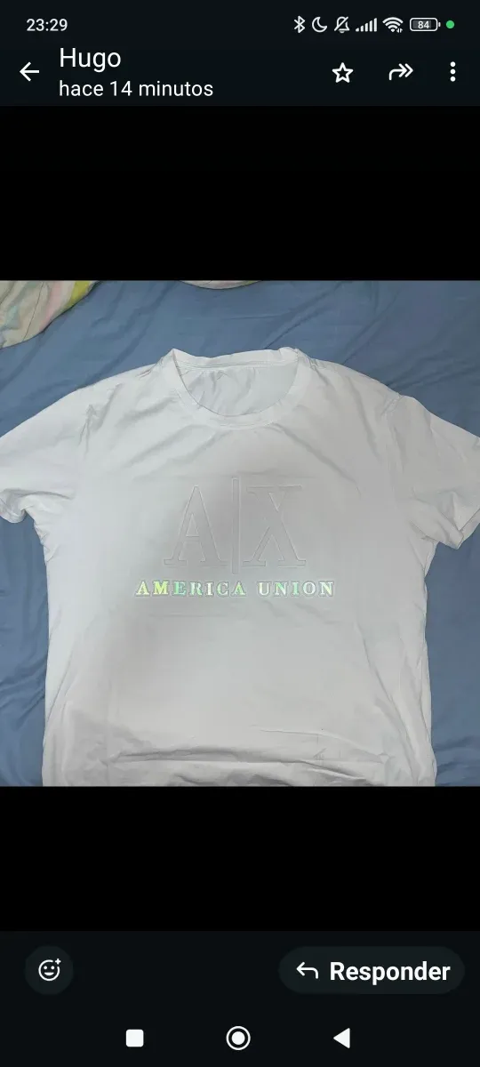 Camiseta AX Blanca Chico