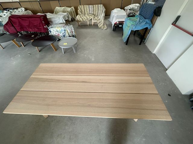 Mesa de comedor de madera 2m