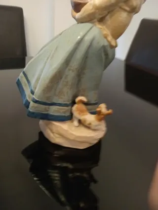 Figura Lladró niña con perro