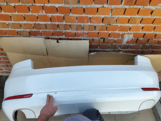 Parachoques trasero Skoda Octavia 2 (2008-2011).