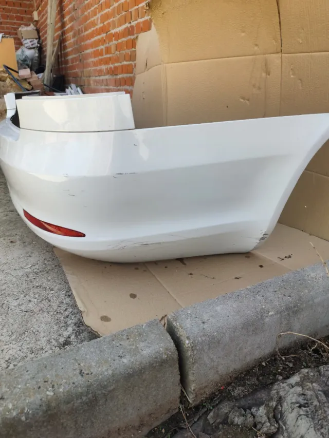 Parachoques trasero Skoda Octavia 2 (2008-2011).