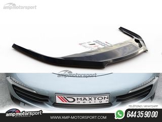 SPOILER DELANTERO DESCATALOGADO PORSCHE 911 CARRERA 991 NEGRO BRILLO