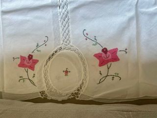 Mantel de tela para mesa redonda