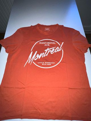 Camiseta Little Burgundy Mont-Royal Ave. XXL