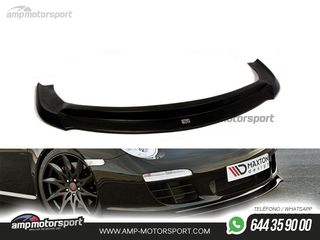 SPOILER DELANTERO DESCATALOGADO PORSCHE 911 CARRERA 997 NEGRO BRILLO