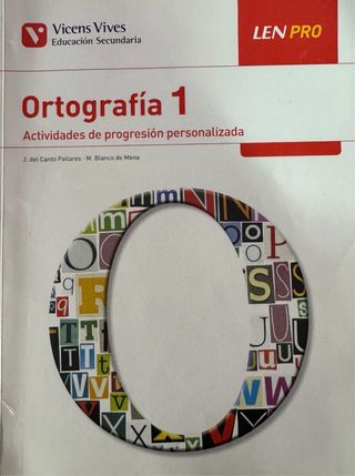 Libro Ortografía 1 Vicens Vives
