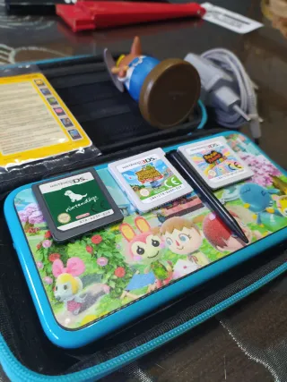 Nintendo 2DS XL + 3 Juegos y Funda