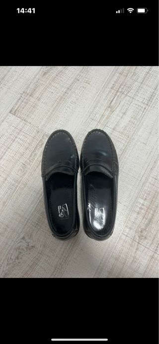 Zapatos Castellanos niño azul marino