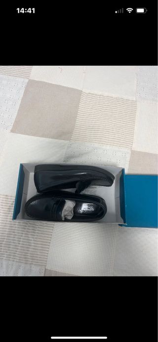 Zapatos Castellanos niño azul marino