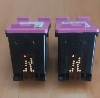 2 Cartuchos HP 301 Tricolor Vacíos