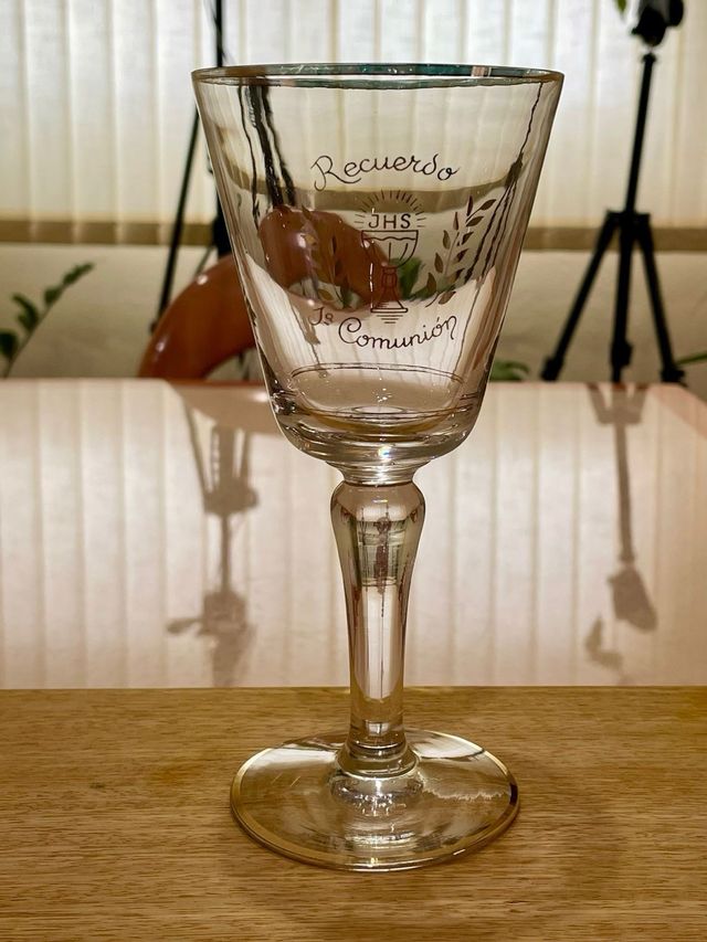 Copa Recuerdo 1ª Comunión Vidrio Uranio