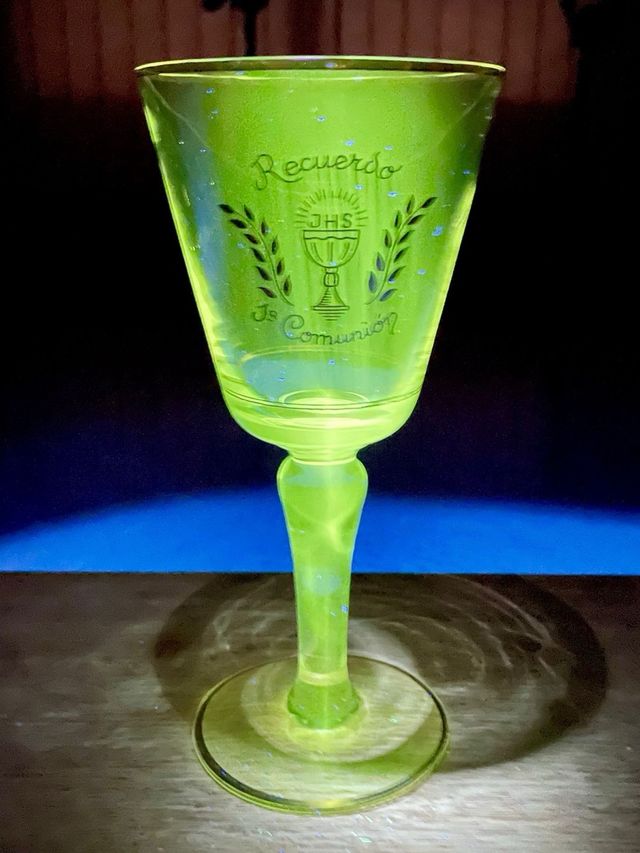 Copa Recuerdo 1ª Comunión Vidrio Uranio