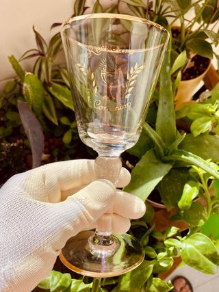 Copa Recuerdo 1ª Comunión Vidrio Uranio