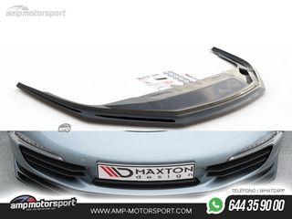 SPOILER DELANTERO DESCATALOGADO PORSCHE 911 CARRERA 991 NEGRO MATE