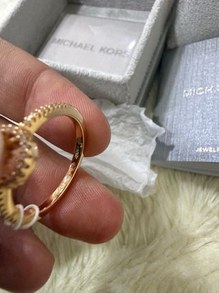 Anillo Michael Kors Oro Rosa
