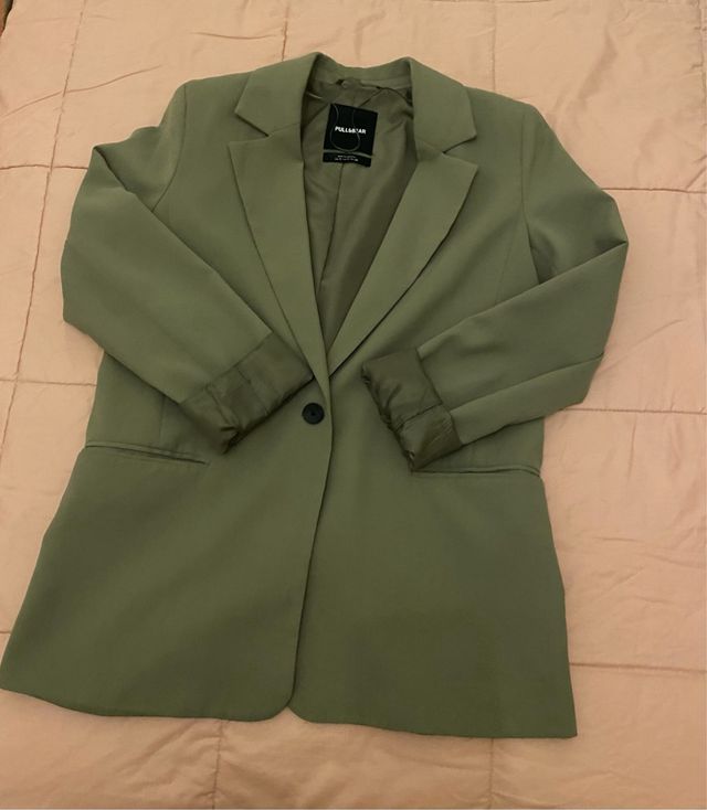Americana Pull&Bear verde oliva