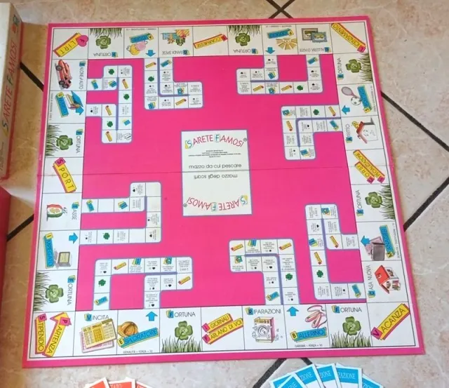 Sarete Famosi Il gioco carriere gioco vintage EG