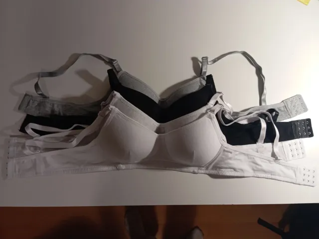 Pack de 4 Sujetadores para niña de 15 años