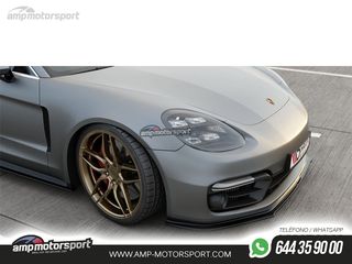 SPOILER DELANTERO DESCATALOGADO PORSCHE PANAMERA NEGRO BRILLO