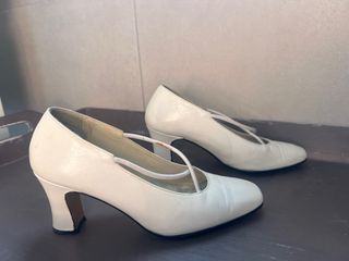 Zapatos de novia blancos talla 34,5