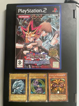 Yu-Gi-Oh! The Duelists of the Roses PS2 + 3 Cartas