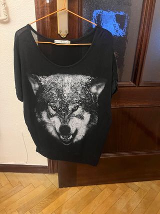 Camiseta Inside Lobo Transparente Talla Única