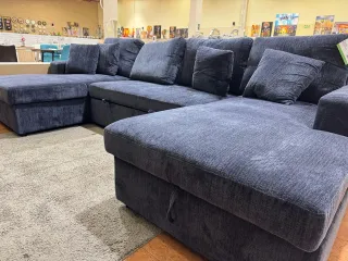 Sofá Cama Chaise Longue con 2 Arcón 330x165cm