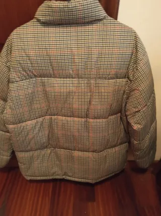 Cazadora Bershka cuadros multicolor