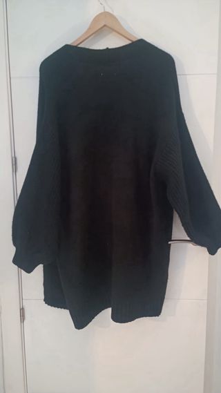 Chaqueta negra oversize