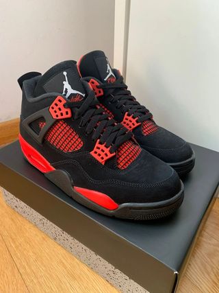 Jordan 4 Retro Red Thunder Talla 41