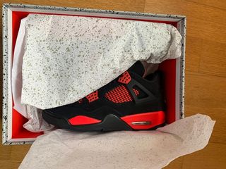 Jordan 4 Retro Red Thunder Talla 41