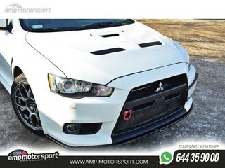 SPOILER DELANTERO DESCATALOGADO MITSUBISHI LANCER EVO X NEGRO MATE