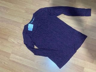 LC Waikiki Blusa Manga Larga Estampada