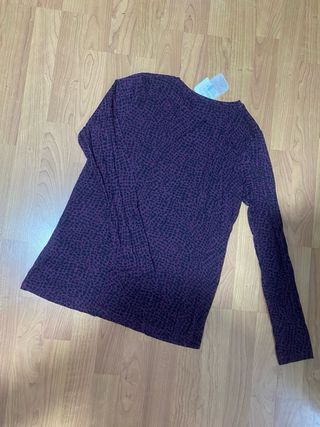 LC Waikiki Blusa Manga Larga Estampada