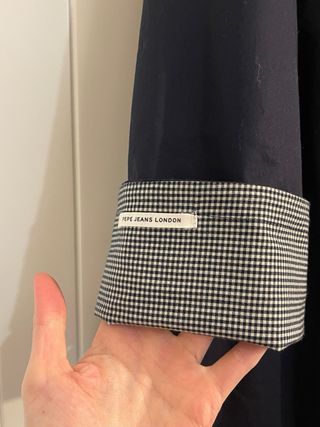 Gabardina Pepe Jeans Azul Marino Reversible