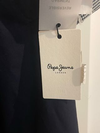Gabardina Pepe Jeans Azul Marino Reversible
