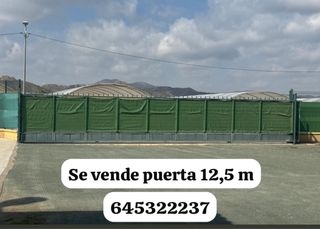 Puerta corredera hierro 12,5 m