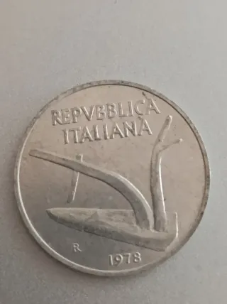 10 Lire Repubblica Italiana 1978