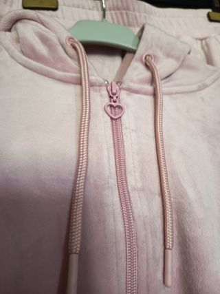 Chándal de terciopelo rosa