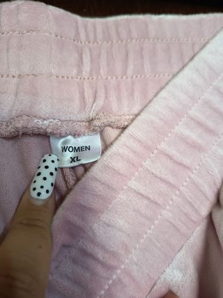 Chándal de terciopelo rosa