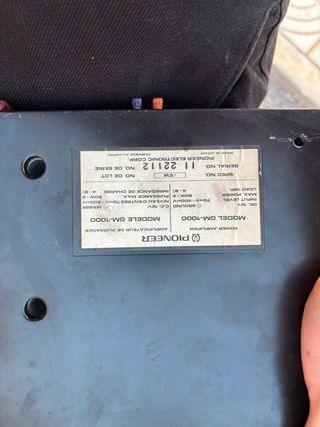 Etapa de Potencia Pioneer GM-1000