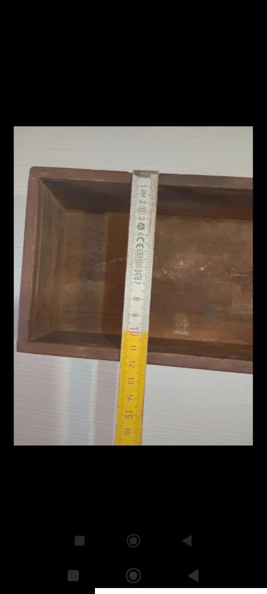 Cassetto vintage in legno per creatività