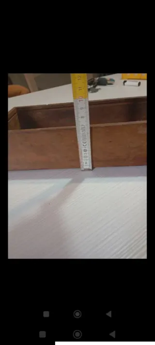 Cassetto vintage in legno per creatività