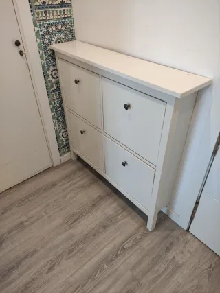 Scarpiera Ikea Hemnes bianca