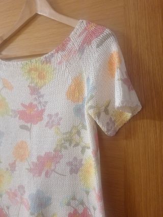 Jersey estampado floral talla 46