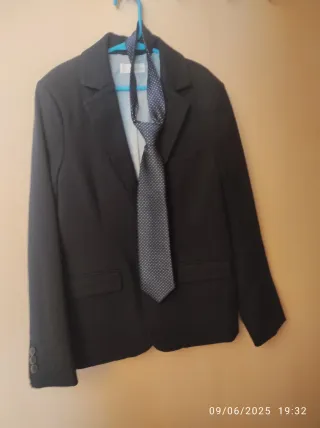 Chaqueta americana niño azul marino