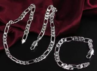 Conjunto Cartier Plata de Ley Caballero
