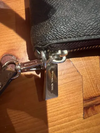 Monedero Michael Kors Marrón y Dorado